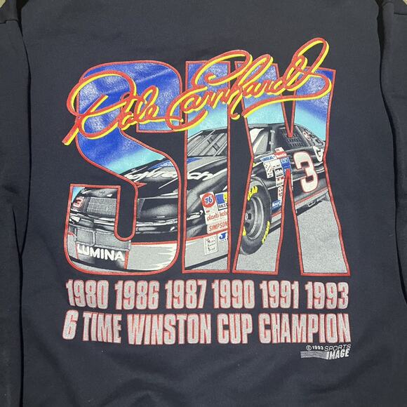 Vintage 90s Dale Earnhardt Winston Cup Champion Sweatshirt - Picture 2 of 3